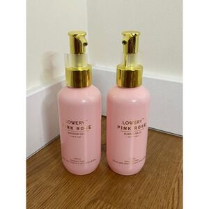 Lovery Pink Rose Shower Gel and Bubble Bath‎ 150mL Each